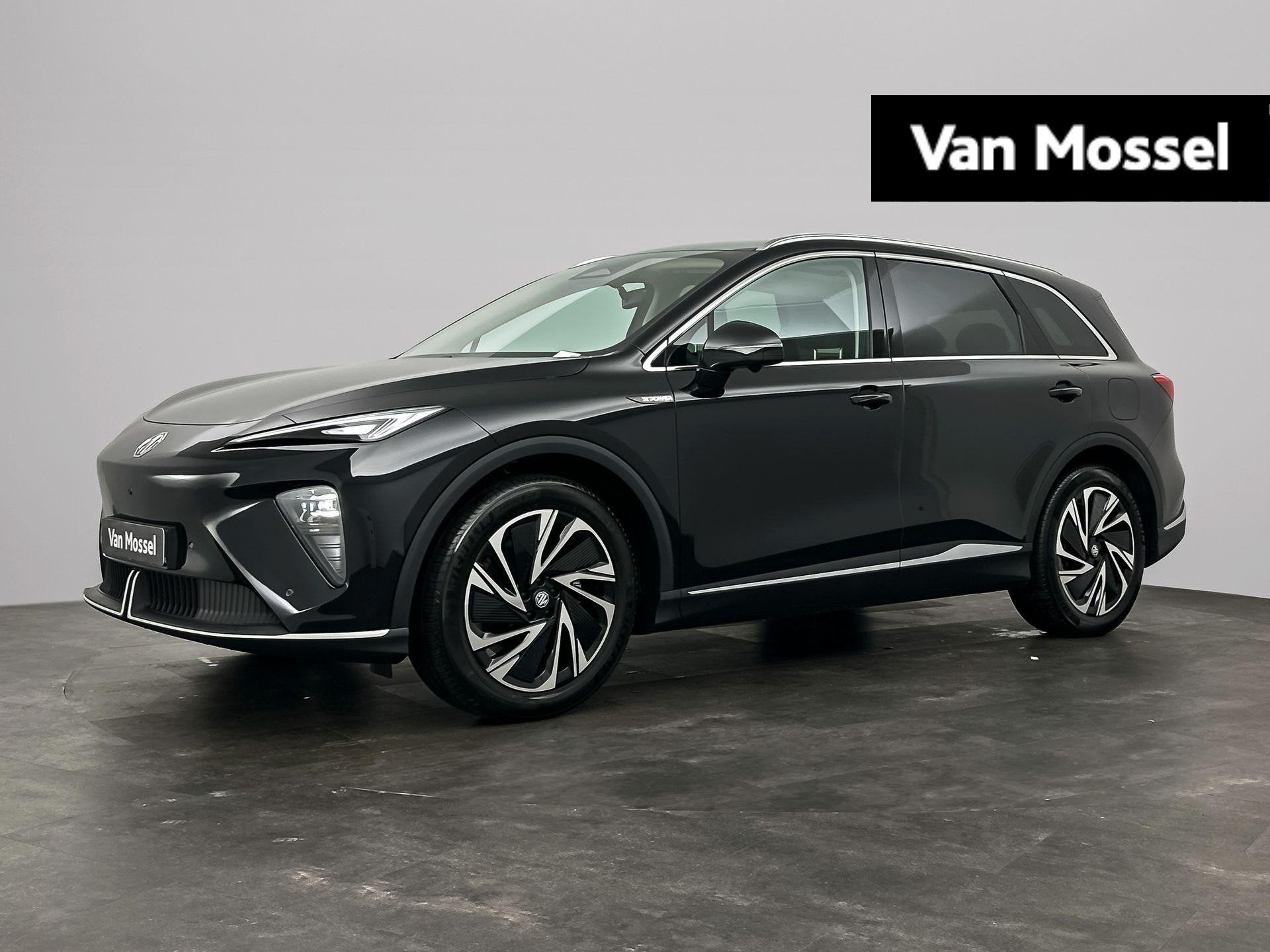 MG MGS6 EV Luxury 2WD 77kWh | 1500kg Trekgewicht | Panoramad, Auto's, Achterwielaandrijving, 530 km, Zwart, Grijs