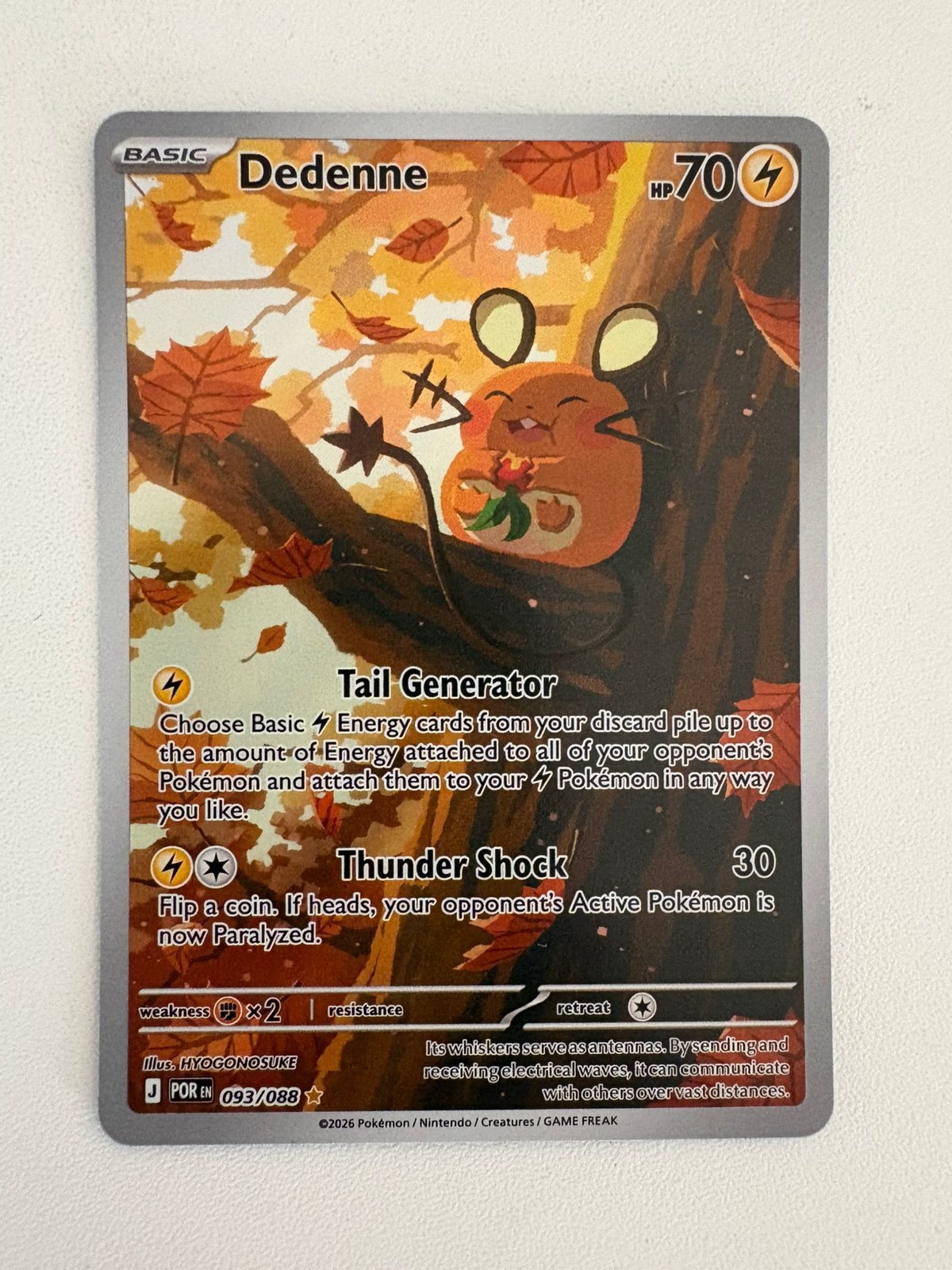 Dedenne 093/088, Hobby en Vrije tijd, Verzamelkaartspellen | Pokémon, Ophalen of Verzenden, Nieuw