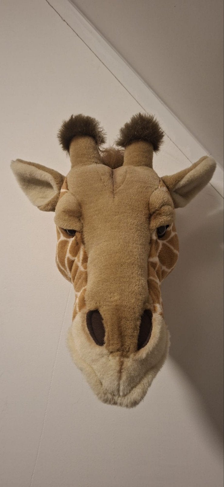 PLuche dierenkoppen van olifant, tijger en giraf, Ophalen, Zo goed als nieuw, Wanddecoratie