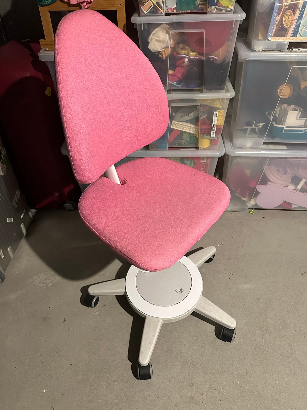Moll bureaustoel roze - Ergonomisch en verstelbaar, Ophalen, Gebruikt, Roze, Bureaustoel