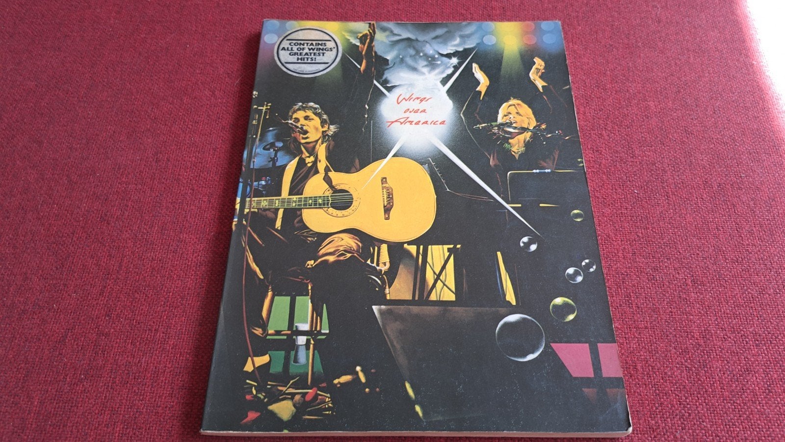 Wings over America gitaar blasmuziek boek (Beatles), Muziek en Instrumenten, Bladmuziek, Gitaar, Ophalen of Verzenden, Zo goed als nieuw