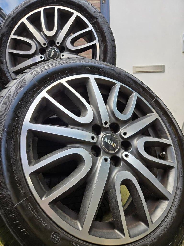 18" Originele BiColor Mini Cooper JCW Works velgen banden, 18 inch, Verzenden, Banden en Velgen, Winterbanden