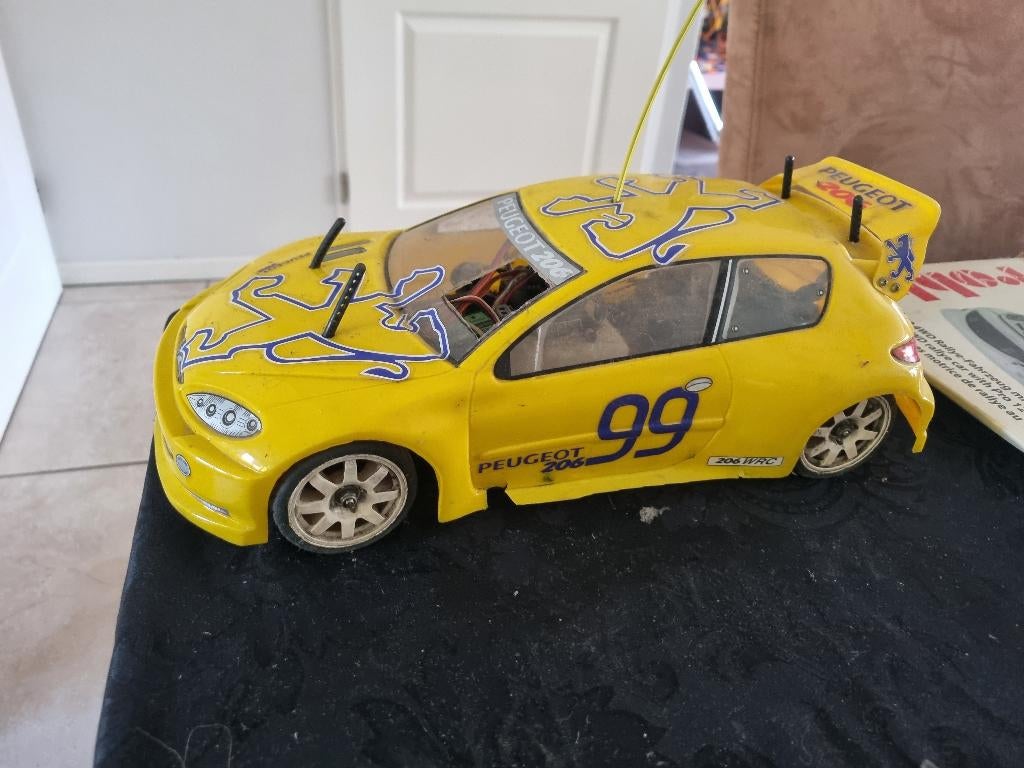 Robbe Modellsport PEUGEOT 206 WRC GP 4WD 1/10, Gebruikt, Ophalen of Verzenden, Schaal 1:10, Auto onroad