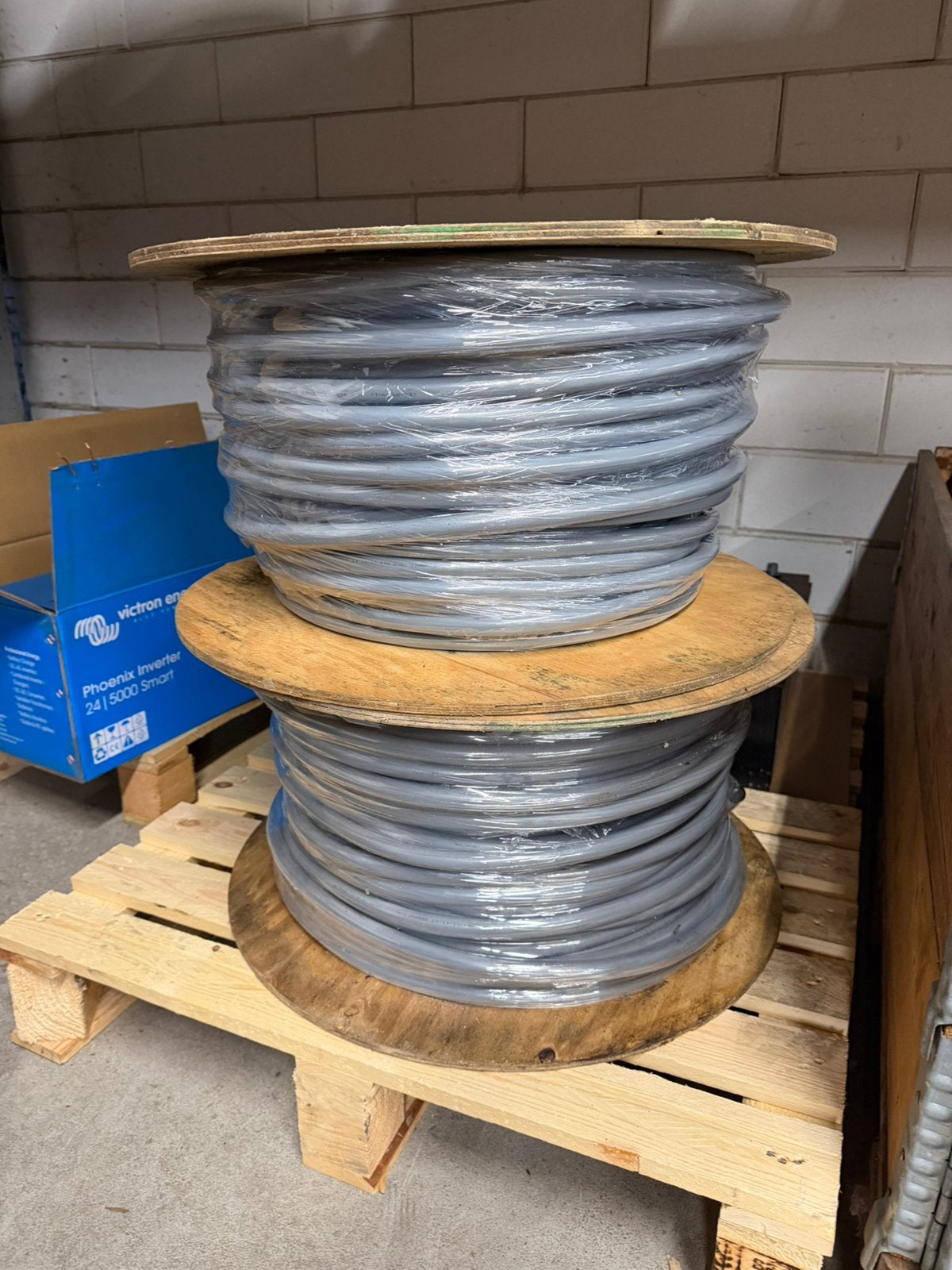 YMVK Kabel 5x6mm2 130 meter 2 rollen, Ophalen, Nieuw, Kabel of Snoer