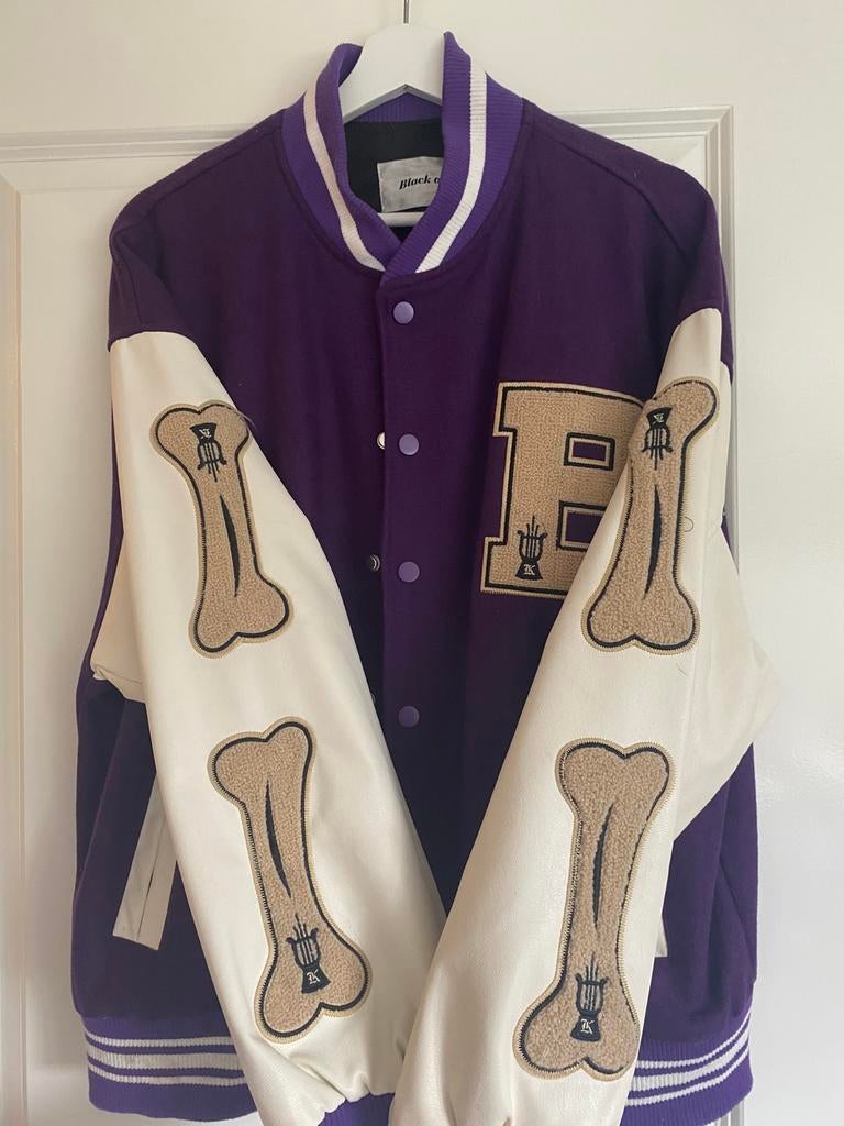 Baseball jacket, Verzenden, Gedragen, Maat 42/44 (L), Paars