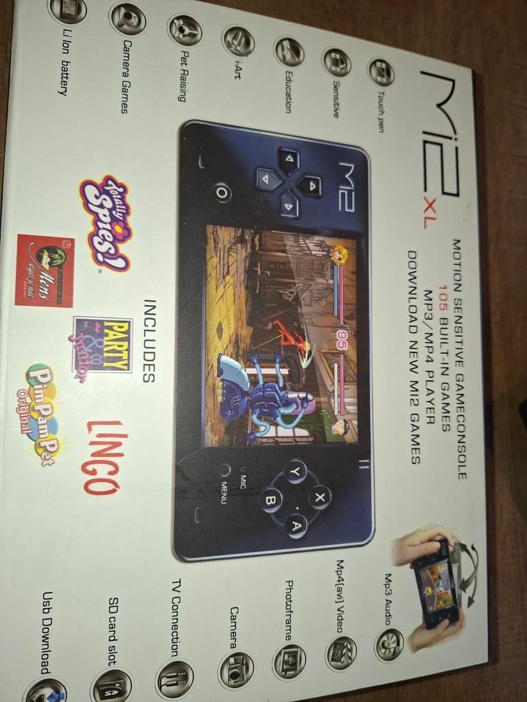 M2 XL Motion Sensitive Gameconsole MP3 MP4 Speler, Spelcomputers en Games, Ophalen of Verzenden