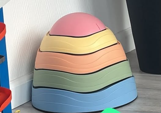 3 sets van stapelstenen, Kinderen en Baby's, Ophalen, Zo goed als nieuw