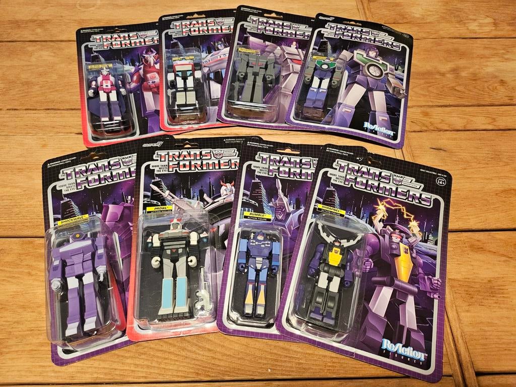 Transformers ReAction figuren, Verzamelen, Transformers, Zo goed als nieuw, Overige generaties, Overige rassen, Ophalen of Verzenden