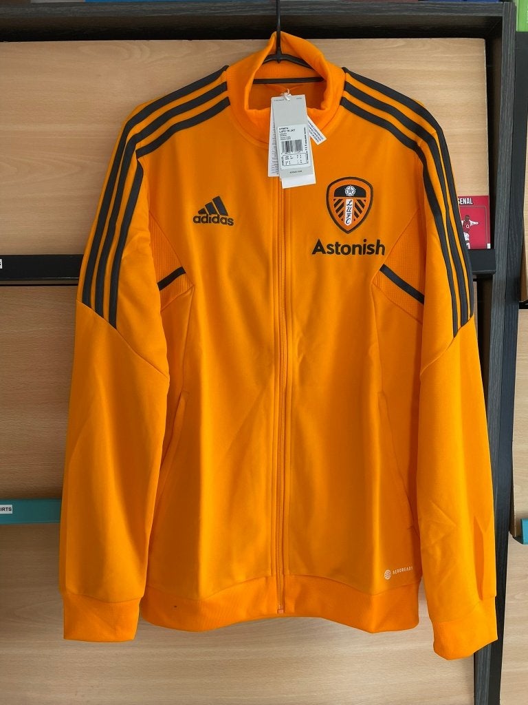Leeds United Adidas Trainingsjack Nieuw Maat S, Nieuw, Oranje, Ophalen of Verzenden, Adidas