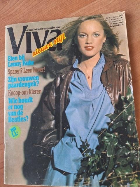 Viva 1975 The Beatles Kojak Lenny Kuhr Paardensport pikeur, Verzenden, 1960 tot 1980, Nederland, Tijdschrift