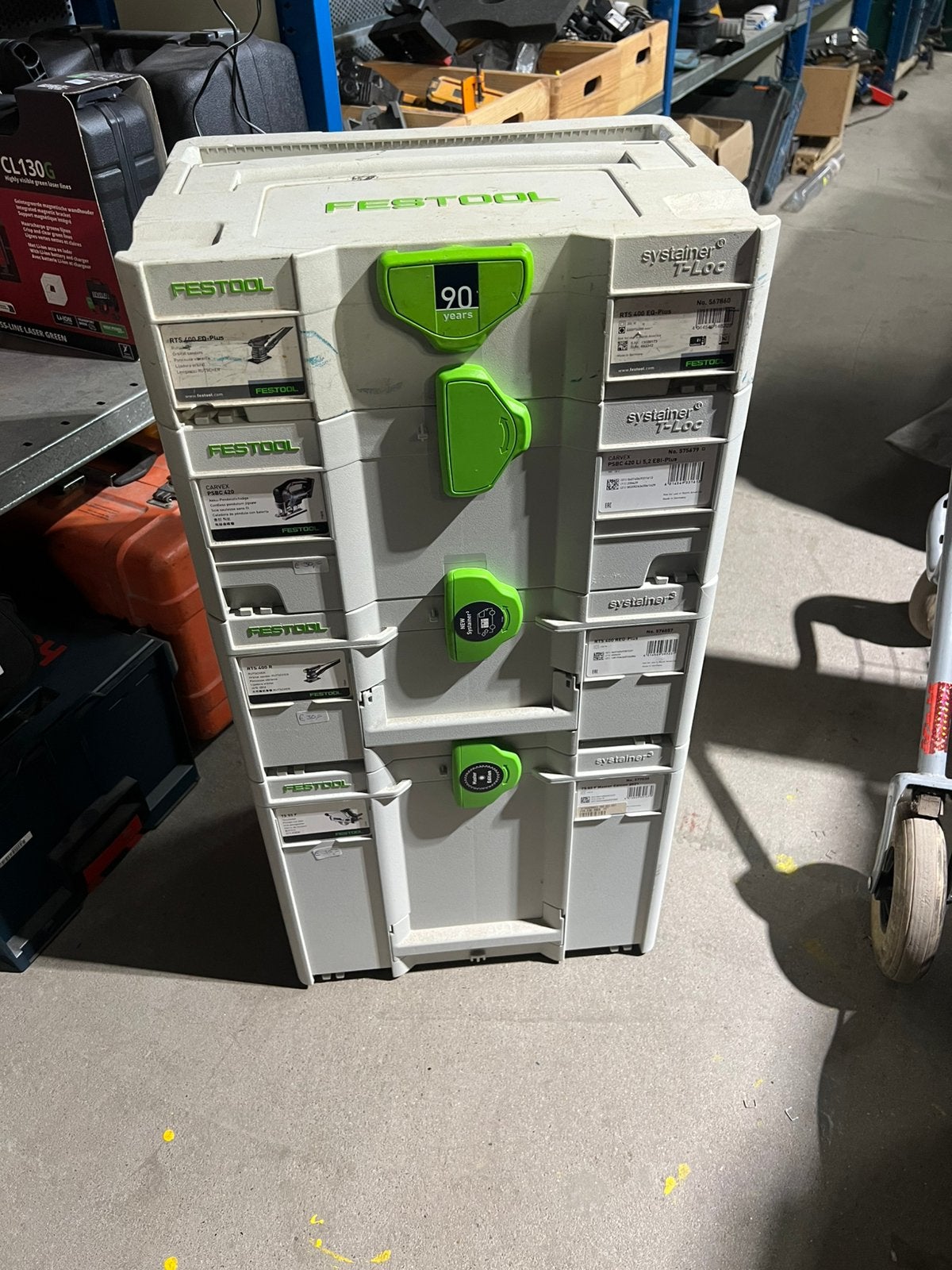 4st Festool systainers i.z.g.s.t 3 met inlay, Ophalen, Festool, Www.festool.com, Zo goed als nieuw