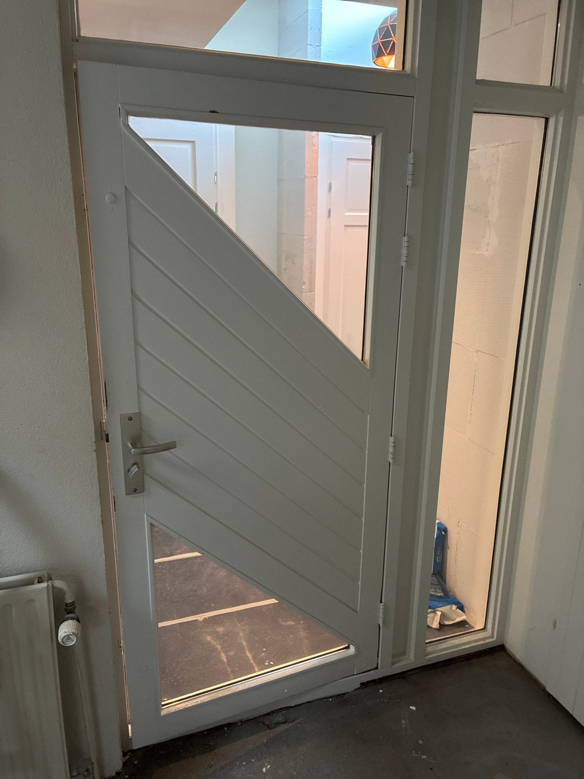 Voordeur 93 x 201,5 cm 54mm dik, Ophalen, Gebruikt, 80 tot 100 cm, Buitendeur