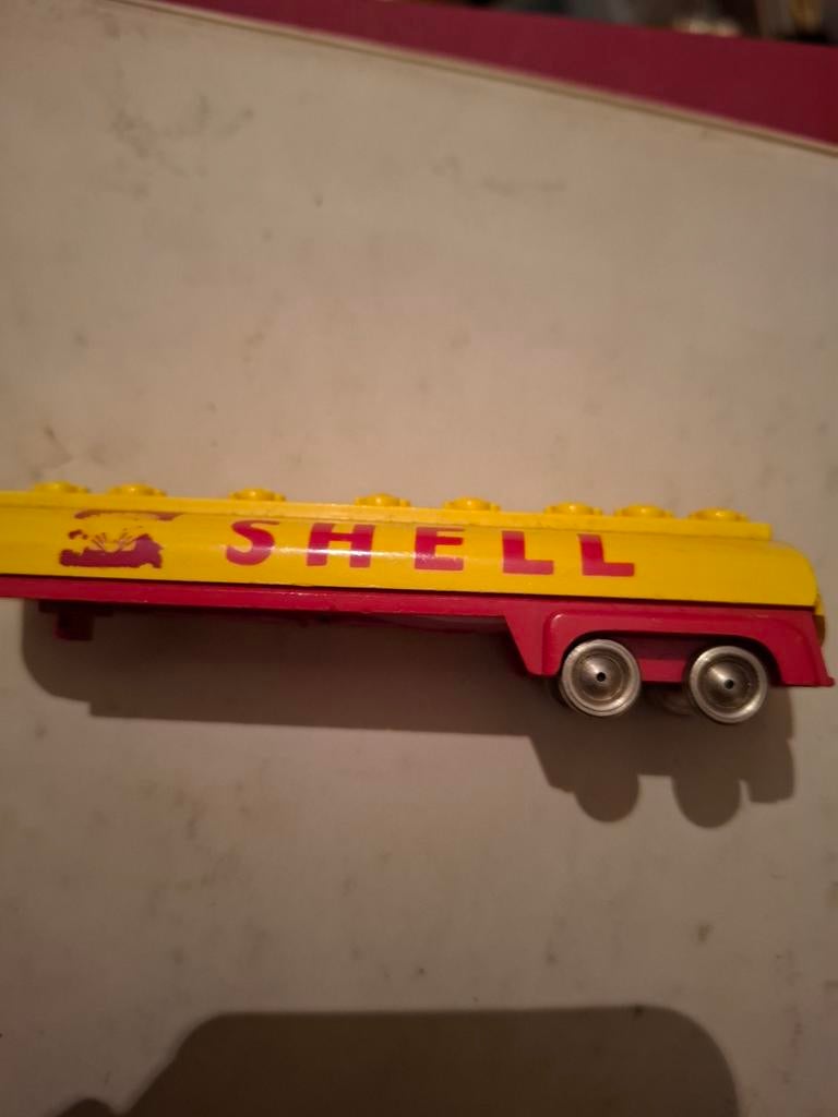 Lego Shell Tankwagen Oplegger - Vintage Speelgoed, Ophalen of Verzenden, Gebruikt