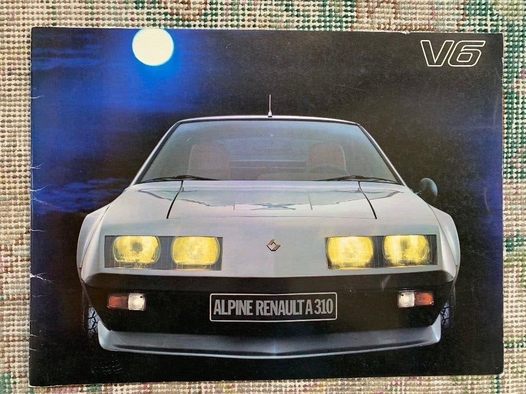 Nederlandse folder brochure Renault Alpine A310 V6 1979 izgs, Renault, Ophalen of Verzenden, Zo goed als nieuw, Renault