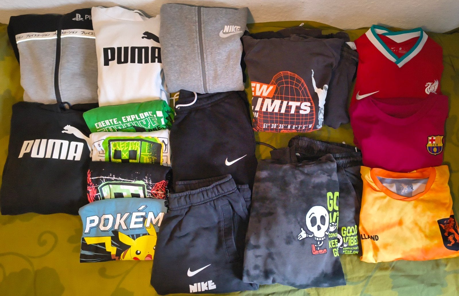 kleding pakket jongen maat 170 / 176, Ophalen, Gebruikt, Maat 176