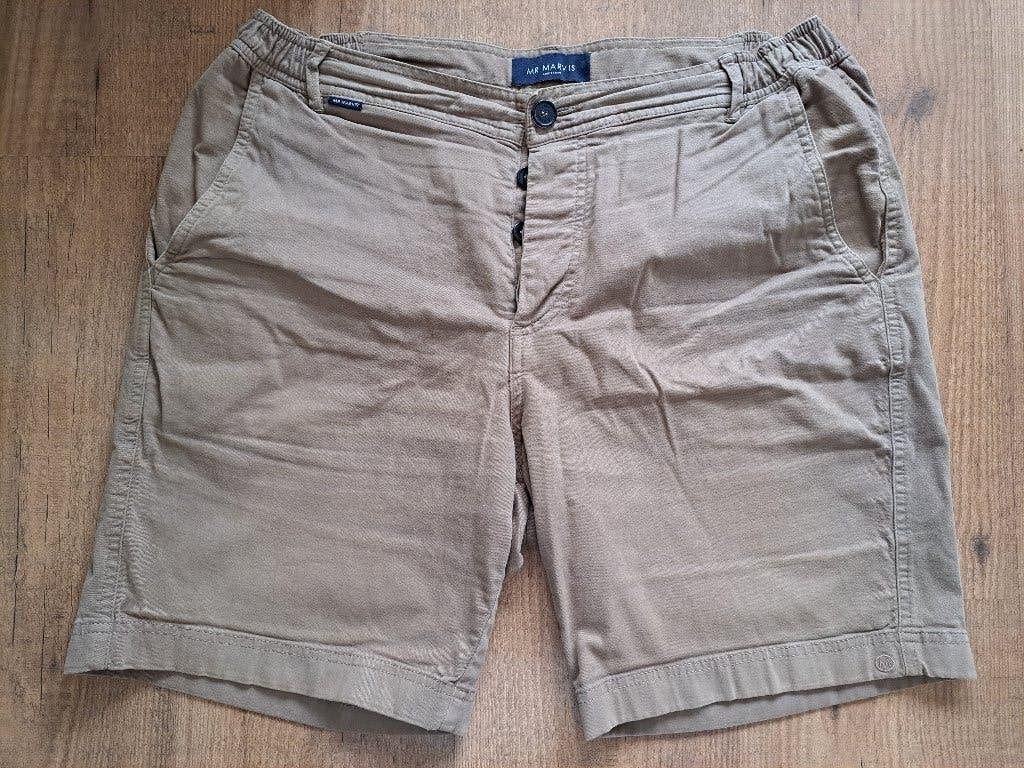 Mr Marvis short 'The Jones', ZGAN, camel, maat XL, Kleding | Heren, Bruin, Maat 56/58 (XL), Ophalen of Verzenden, Zo goed als nieuw