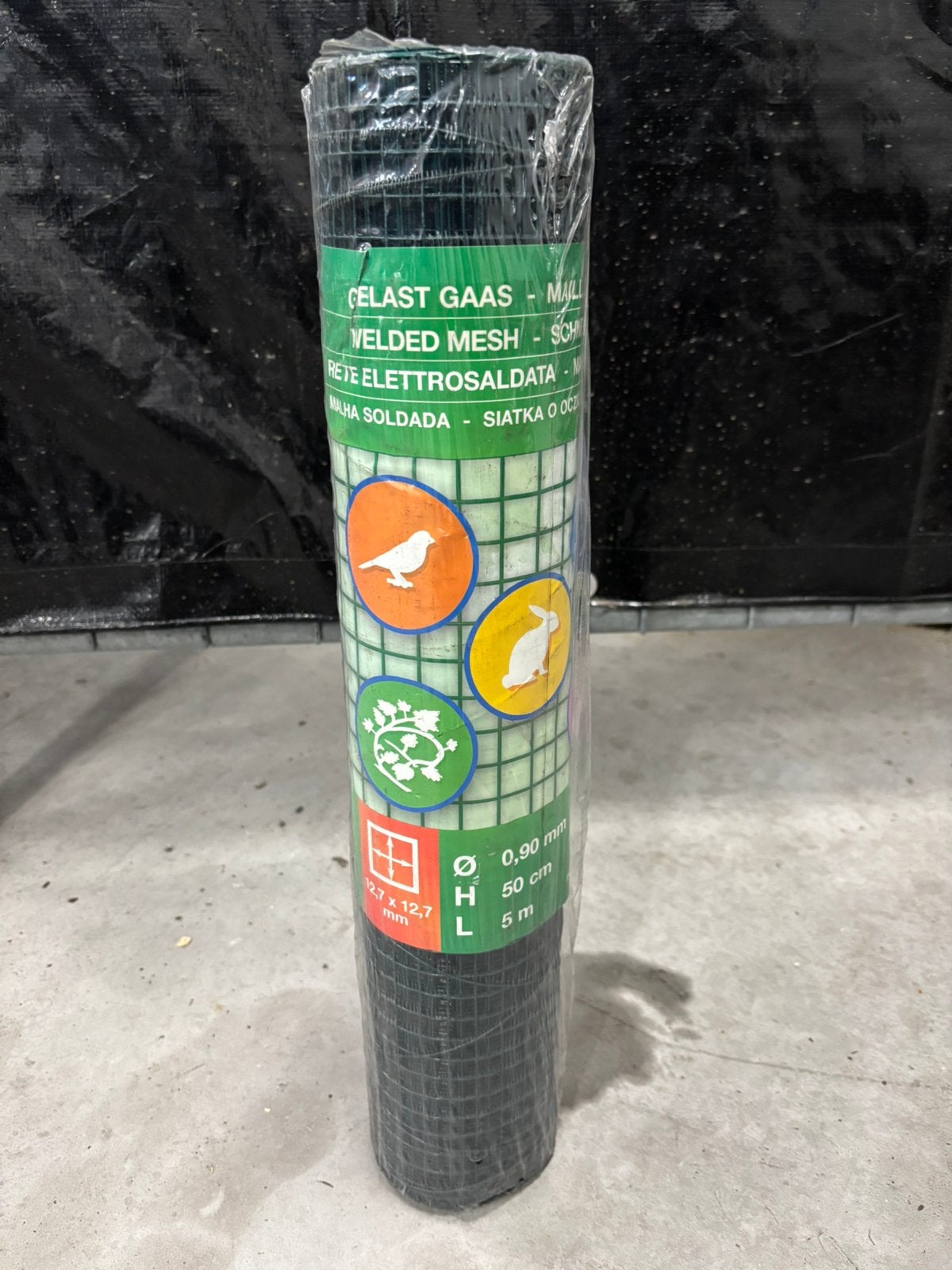 Volièregaas/Konijnengaas, 50 centimeter hoog, 5 m per rol!, Ophalen, Nieuw, Minder dan 10 meter, Gaas