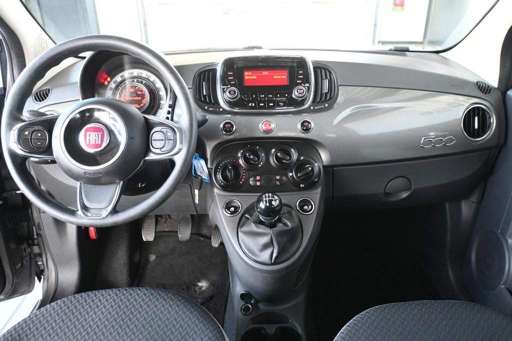 Fiat 500 0.9 TwinAir Turbo Popstar NAP! Airco Lichtmetaal Ri, Voorwielaandrijving, Stof, Gebruikt, Met garantie (alle)