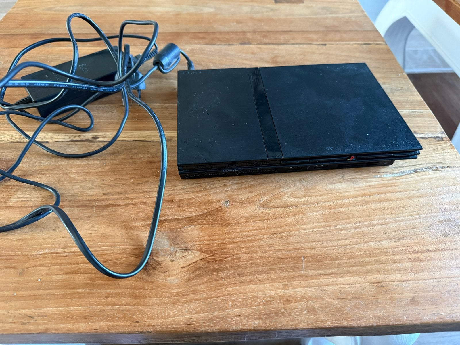 Sony PlayStation 2 Slim - Zwart, Gebruikt, Zwart, Ophalen of Verzenden, Zonder controller