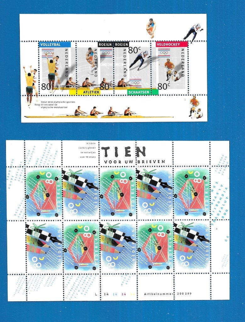 Jaarcollectie Nederlandse Postzegelvelletjes 1999, Postzegels en Munten, Verzenden, Na 1940, Postfris