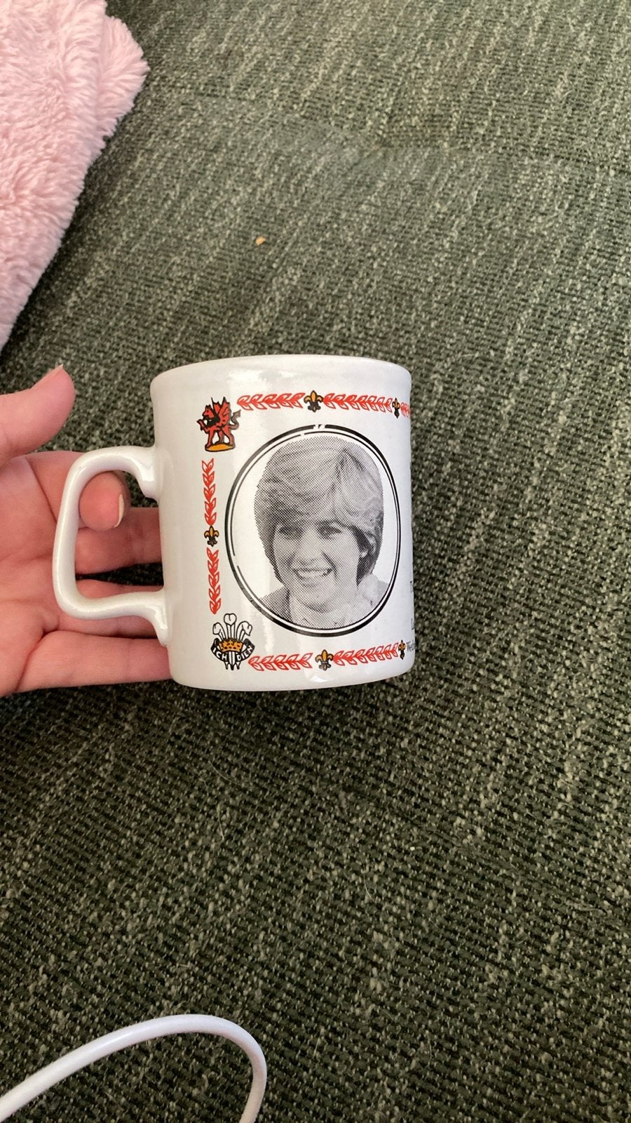 Vintage Diana & Charles Huwelijk Mok - 1981, Verzamelen, Ophalen of Verzenden, Zo goed als nieuw, Servies