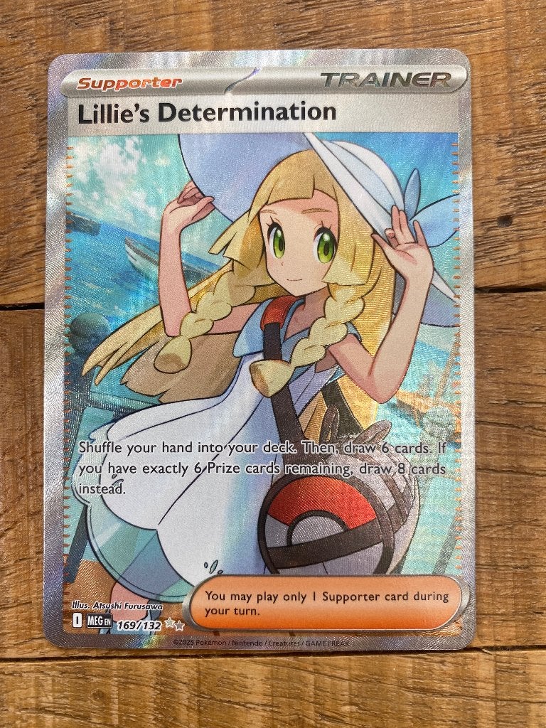 Lillie’s determination, Ophalen of Verzenden, Zo goed als nieuw, Losse kaart, Foil
