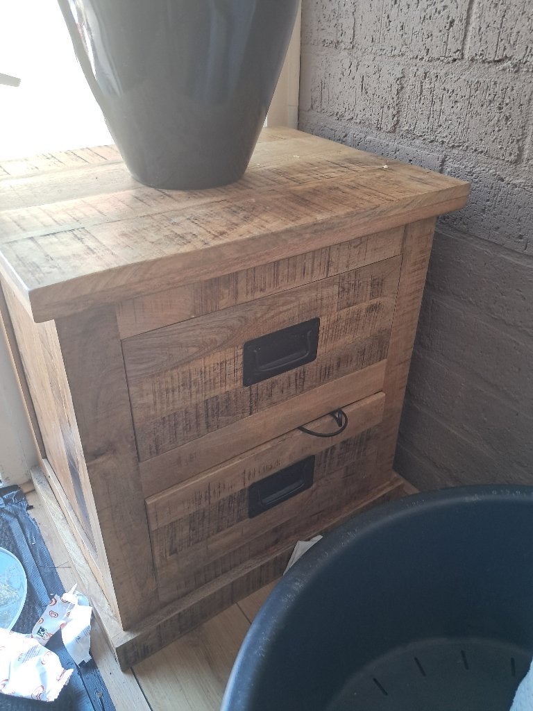 Mango houten kastje, Ophalen, Overige materialen, Nieuw, 50 tot 100 cm