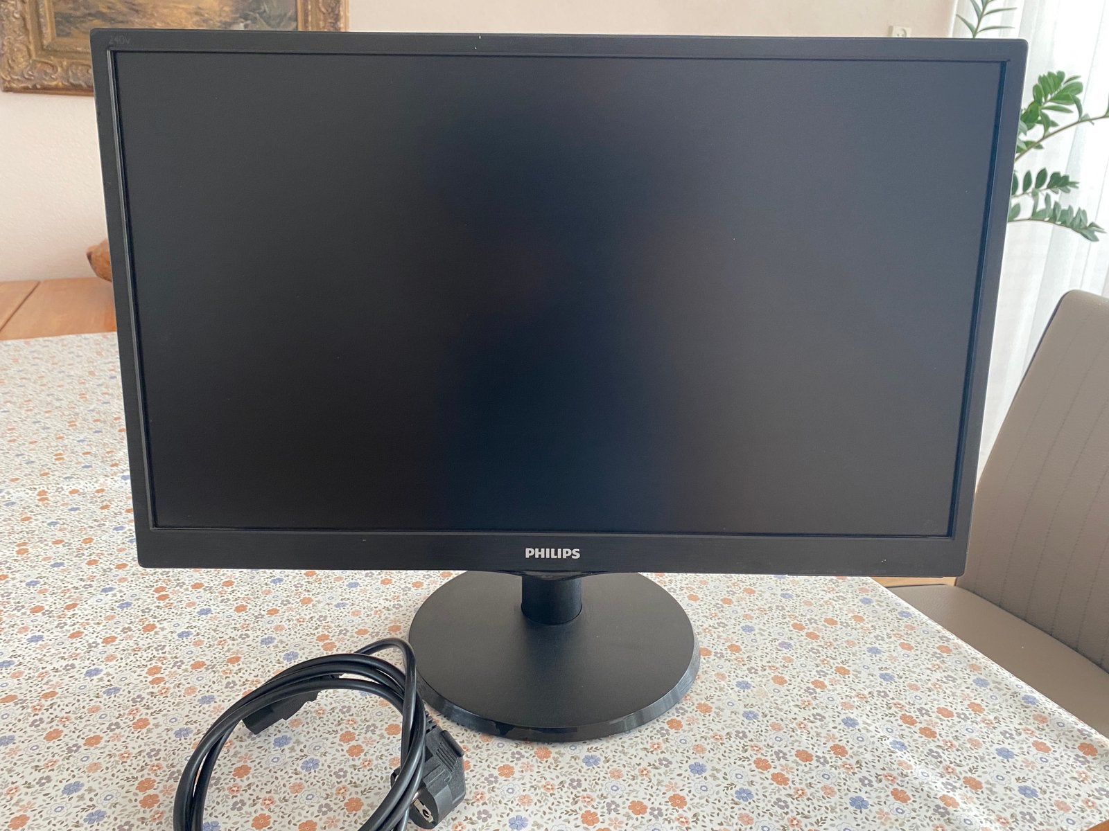 Philips monitor 24 inch “Gratis”, Computers en Software, Ophalen, Zo goed als nieuw, 60 Hz of minder