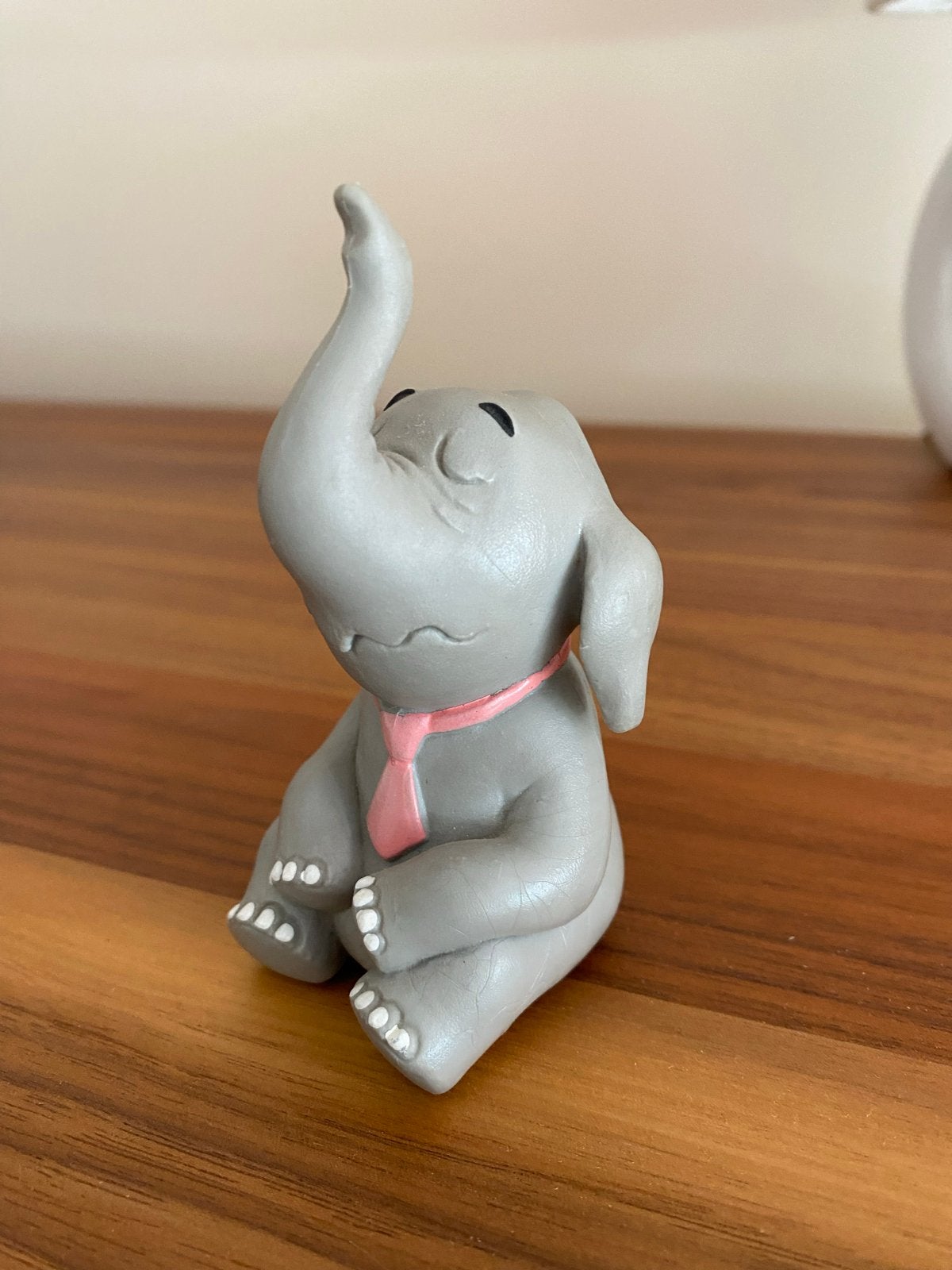 Vintage Wendelin de olifant met roze stropdas, Ophalen of Verzenden, Gebruikt