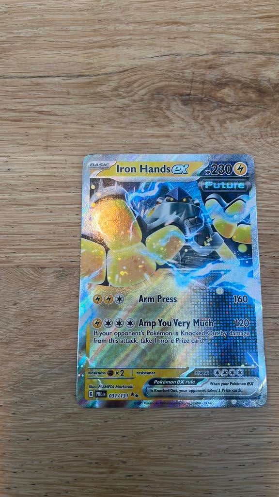 Iron hands ex pokemonkaart, Ophalen of Verzenden, Zo goed als nieuw