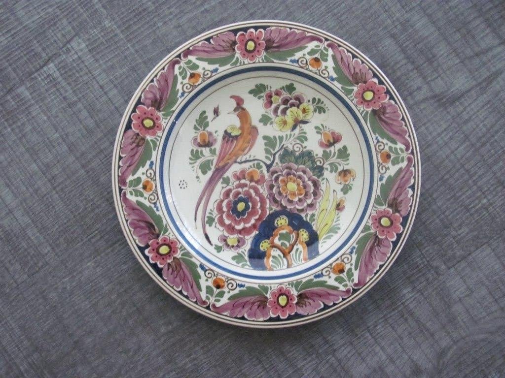 Delfts polychrome bord, Antiek en Kunst, Antiek | Wandborden en Tegels, Ophalen of Verzenden
