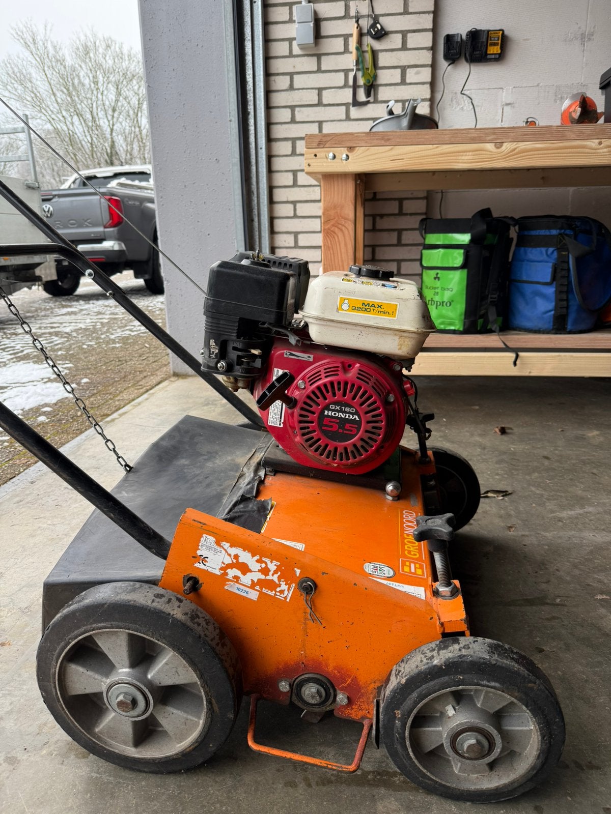 Eliet verticuteermachine E501, Ophalen, Gebruikt, Benzine