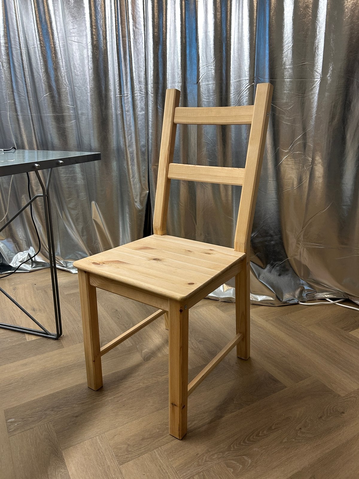 IKEA IVAR stoel van massief grenen - perfecte staat, Ophalen, Bruin, Zo goed als nieuw, Eén