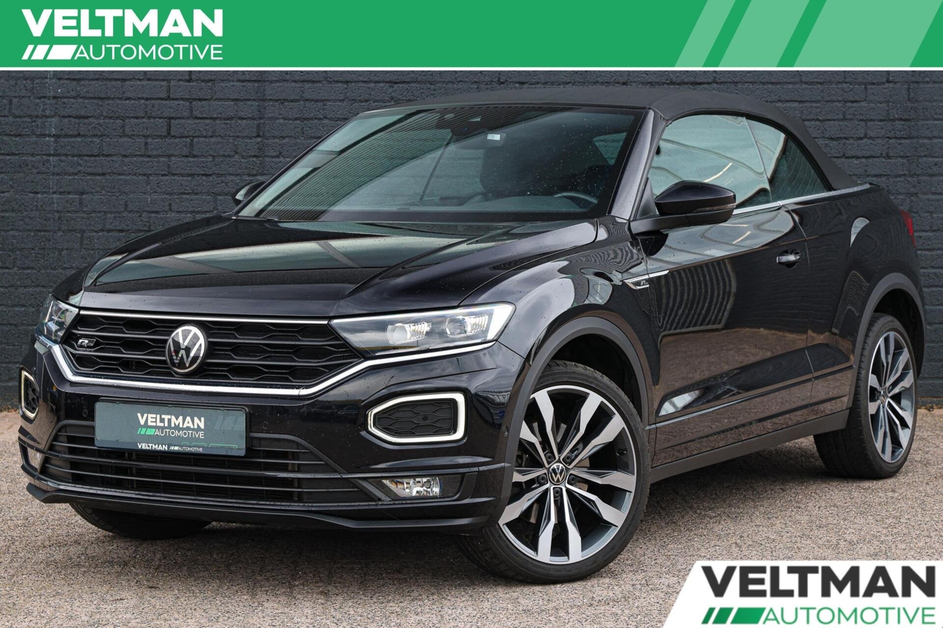 Volkswagen T-Roc Cabrio 1.5 TSI R-Line ACC VIRTUAL COCKPIT S, Auto's, 15 km/l, 4 cilinders, Zwart, 1438 kg
