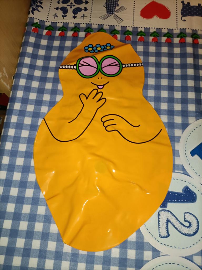 Barbabientje opblaasbare Barbapapa NIEUW 36 cm, Ophalen of Verzenden, Nieuw