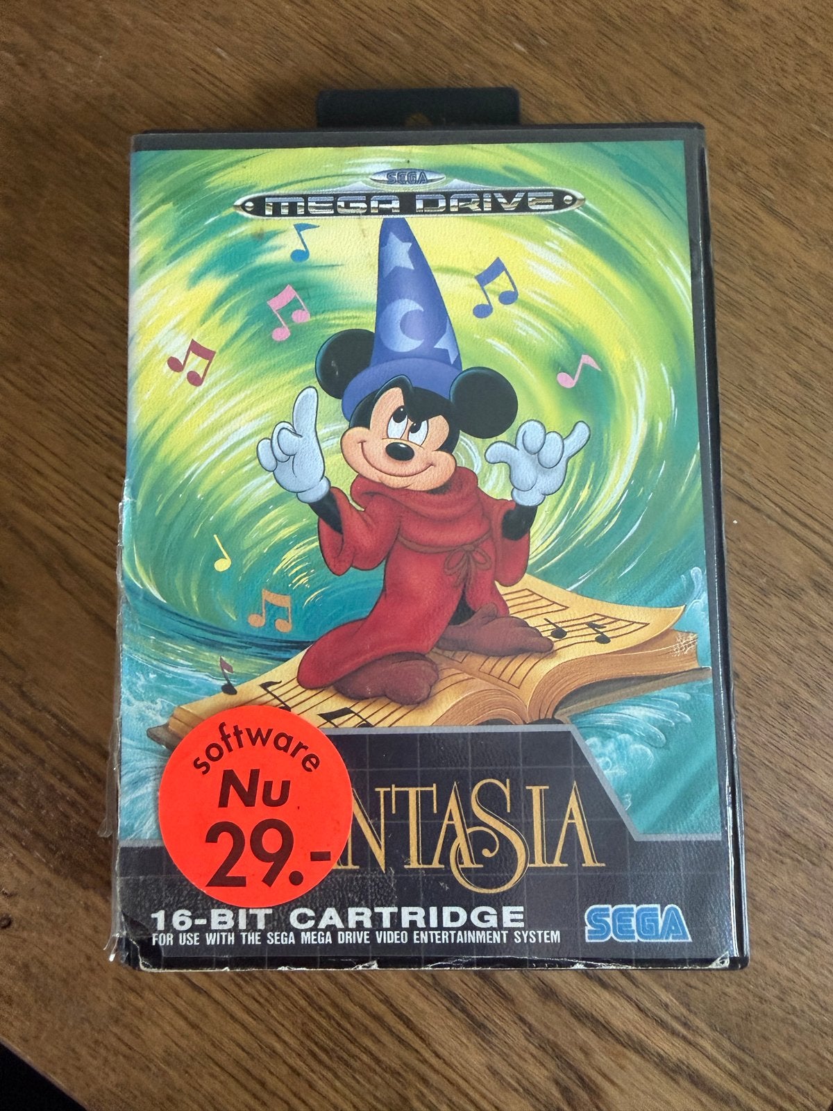 Fantasia Sega Mega Drive - Klassiek Disney Avontuur, Spelcomputers en Games, Games | Sega, Avontuur en Actie, Gebruikt, 1 speler