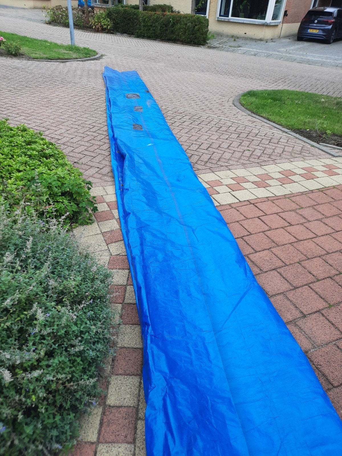 Afdekzeil 260gr per m2 8x10m., Watersport en Boten, Accessoires en Onderhoud, Ophalen, Gebruikt, Overige typen