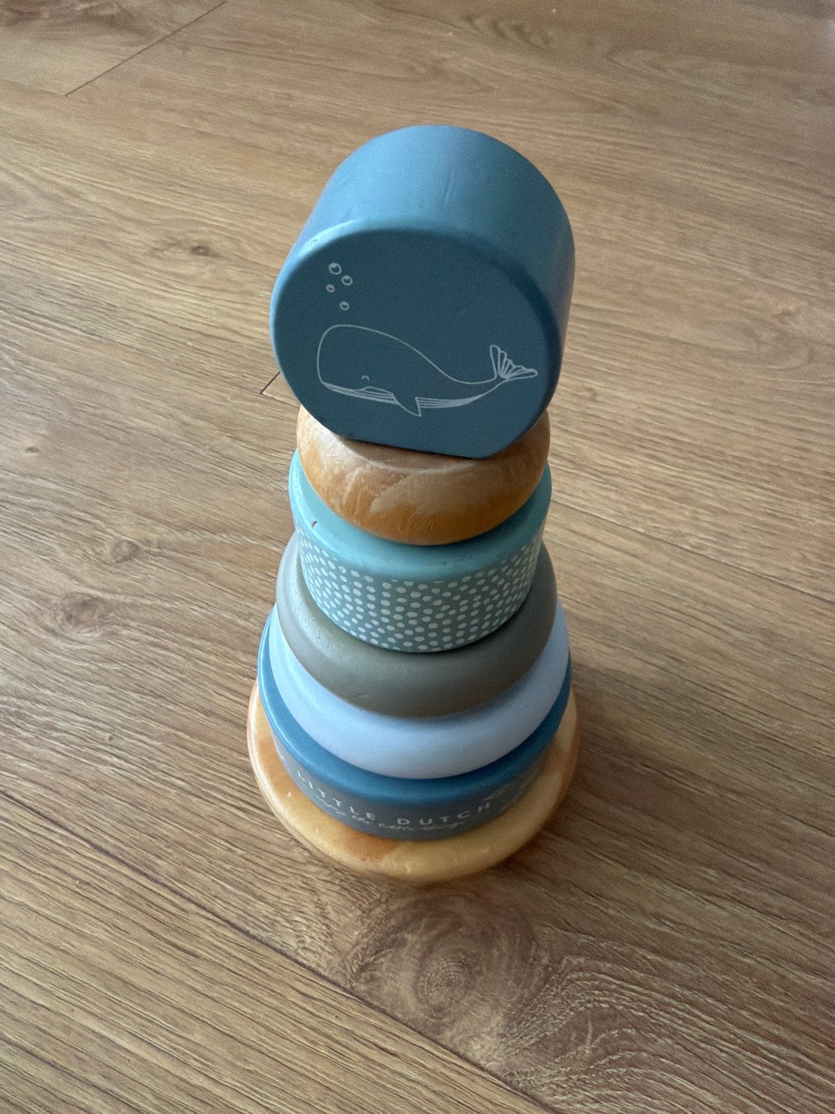 Little Dutch houten stapeltoren walvis, Ophalen of Verzenden, Zo goed als nieuw, Overige typen