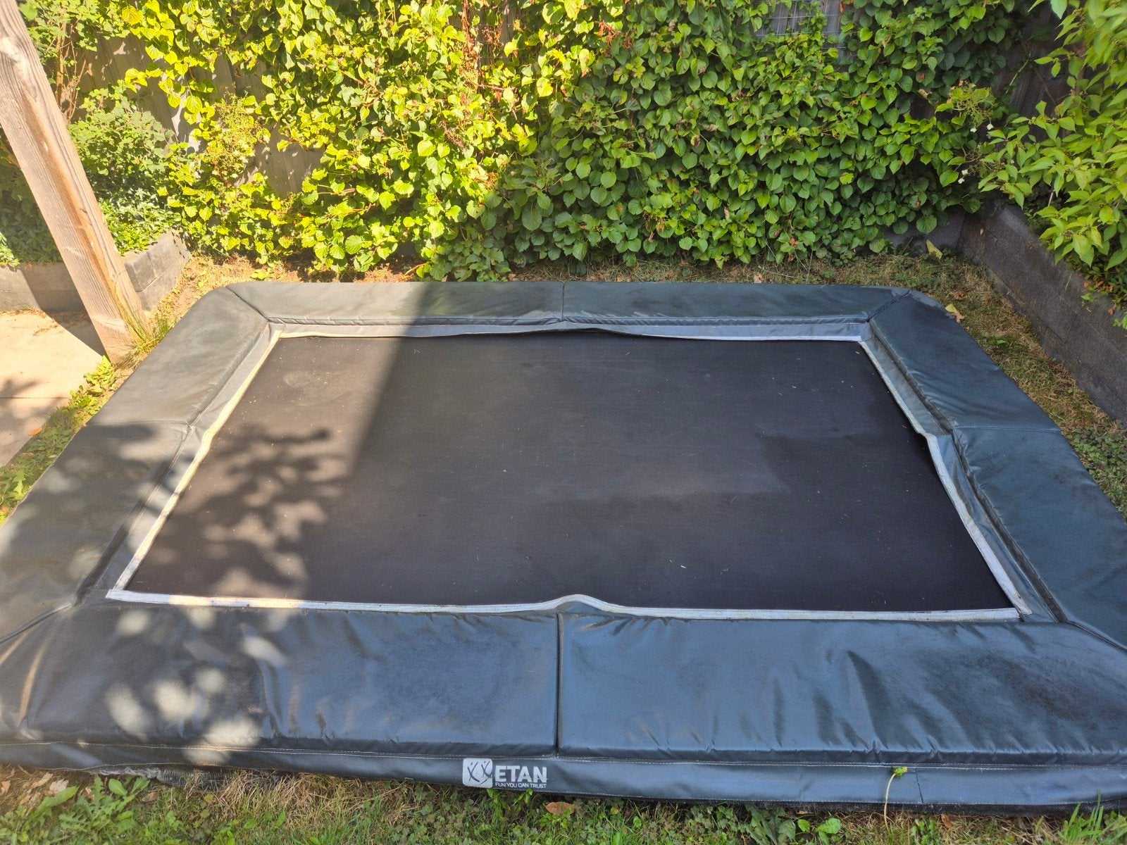 Etan trampoline inground premium gold 281x201cm, Ophalen