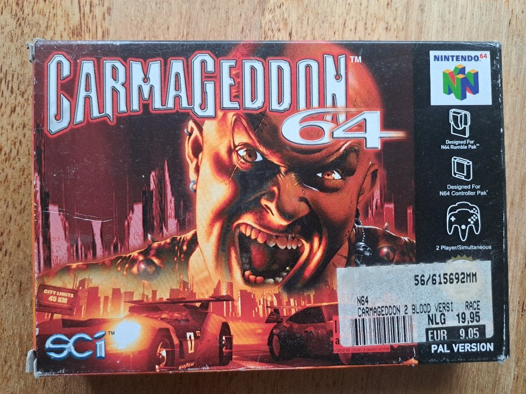 Carmageddon N64, 1 speler, Racen en Vliegen, Ophalen of Verzenden, Zo goed als nieuw