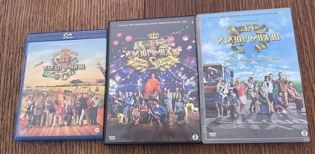 FC De Kampioenen 3 Speelfilms 2dvd +Blue-Ray Nieuwstaat, Alle leeftijden, Ophalen of Verzenden, Zo goed als nieuw, Komedie