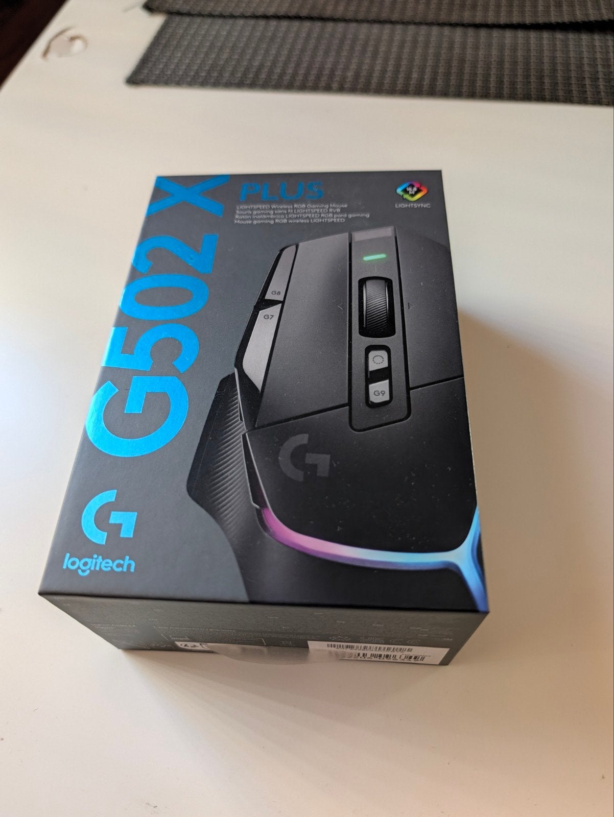 Logitech G G502 X PLUS, Rechtshandig, Muis, Logitech G, Gaming muis