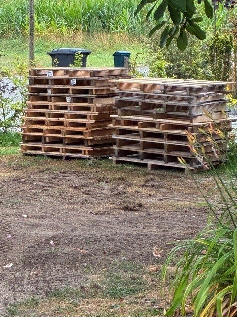 PALLETS, Ophalen, Zo goed als nieuw, 50 mm of meer, Minder dan 200 cm