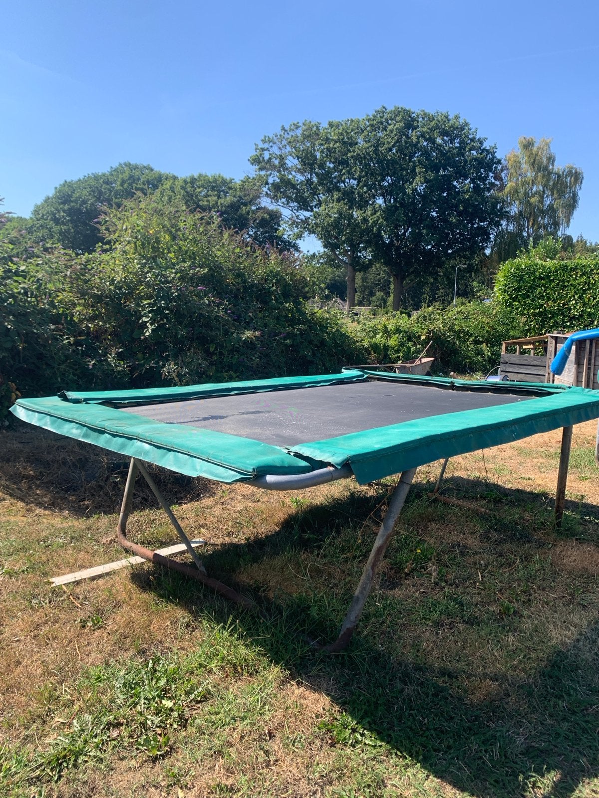 Elfje trampoline 310x220 cm, Kinderen en Baby's, Speelgoed | Buiten | Trampolines, Ophalen, Gebruikt