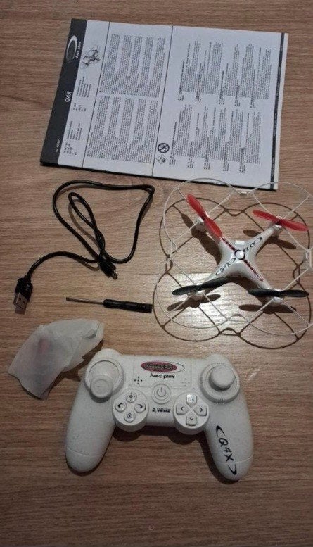 Q4X Drone, Audio, Tv en Foto, Drones, Gebruikt, Speelgoeddrone, Geen camera, Overige merken, Minder dan 250 gram, Minder dan 15 minuten