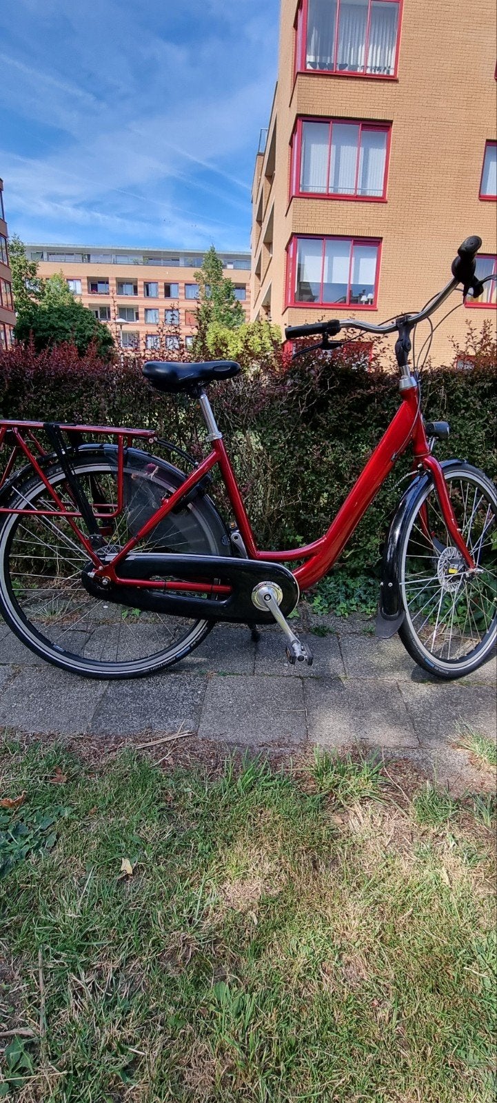 Damesfiets wijde instap Azor, Fietsen en Brommers, 2 zitjes, 47 tot 50 cm, Zo goed als nieuw, Schijfrem
