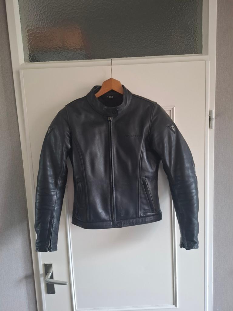 REV'IT! Dames Motorjas - Leer - Maat 40 - Zwart, Revit REV’IT, Jas | leer, Ophalen of Verzenden, Dames