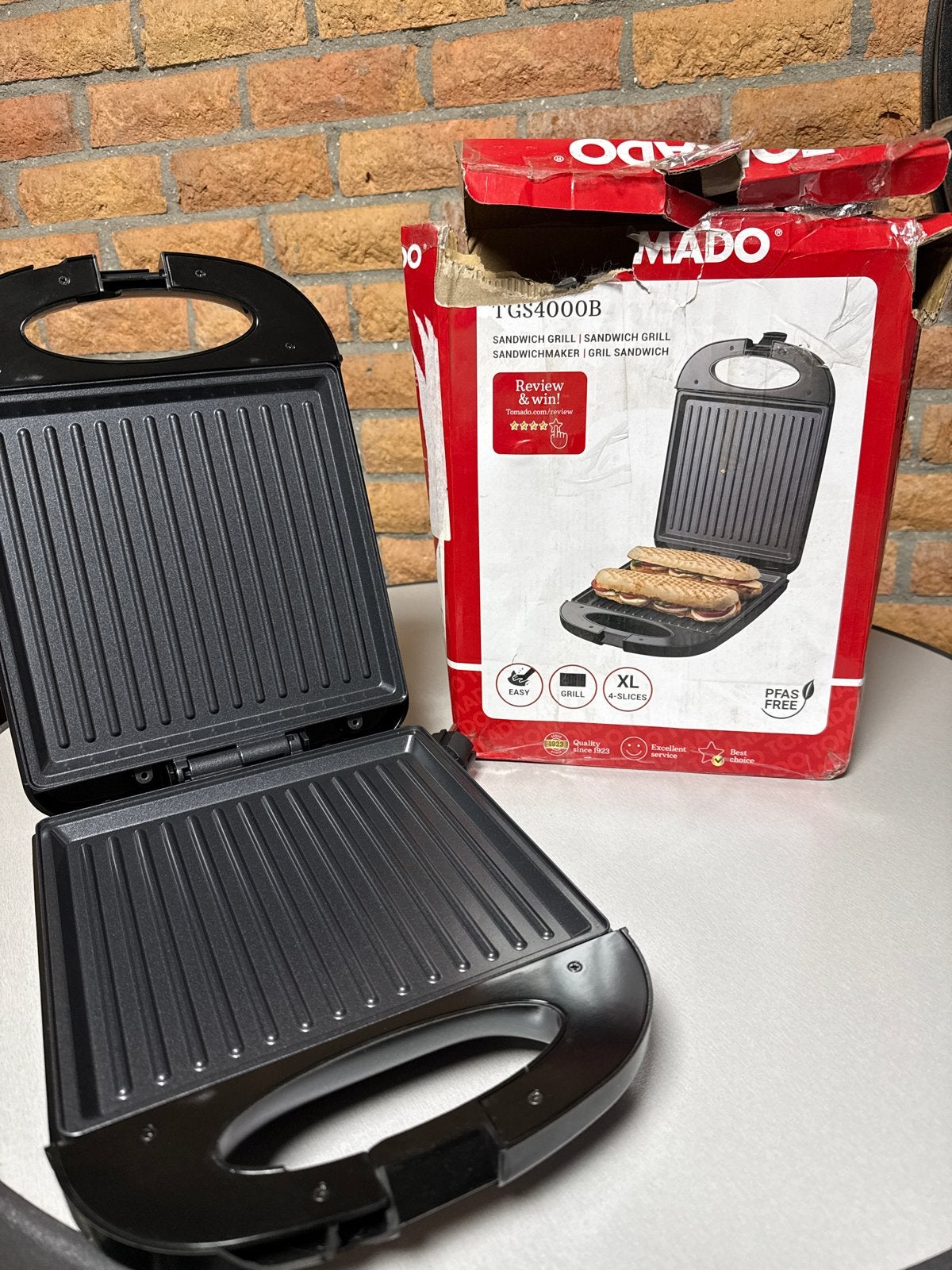 ToMado TGS4000B Grill / Tosti-ijzer - Nieuw, Ophalen of Verzenden, Nieuw