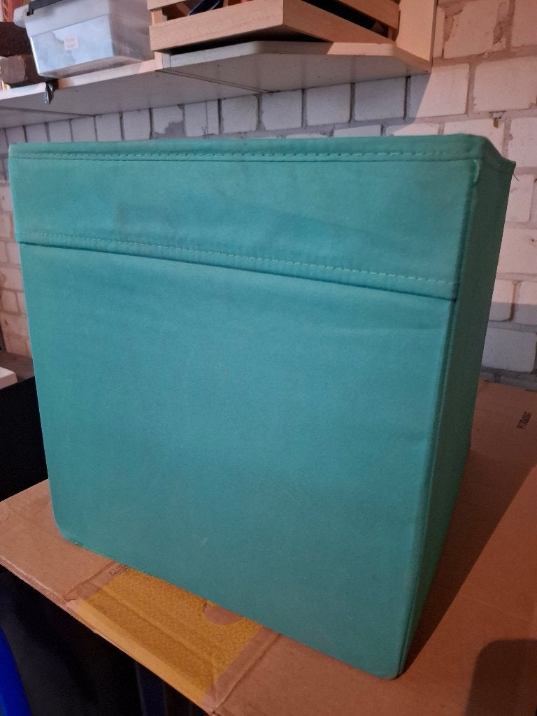 Manden voor vakkenkast, Huis en Inrichting, Ophalen, Gebruikt, Mand, Textiel