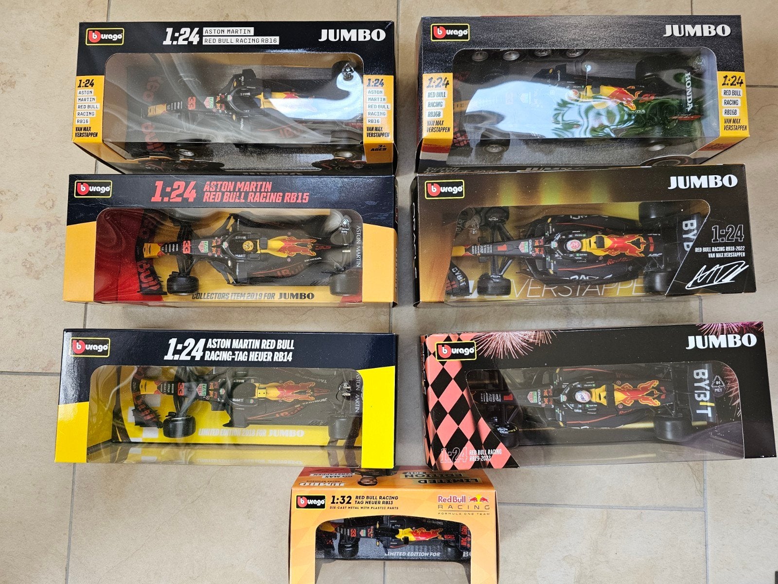 8 Max Verstappen F1 model race auto's, Verzamelen, Ophalen of Verzenden, Nieuw, Formule 1